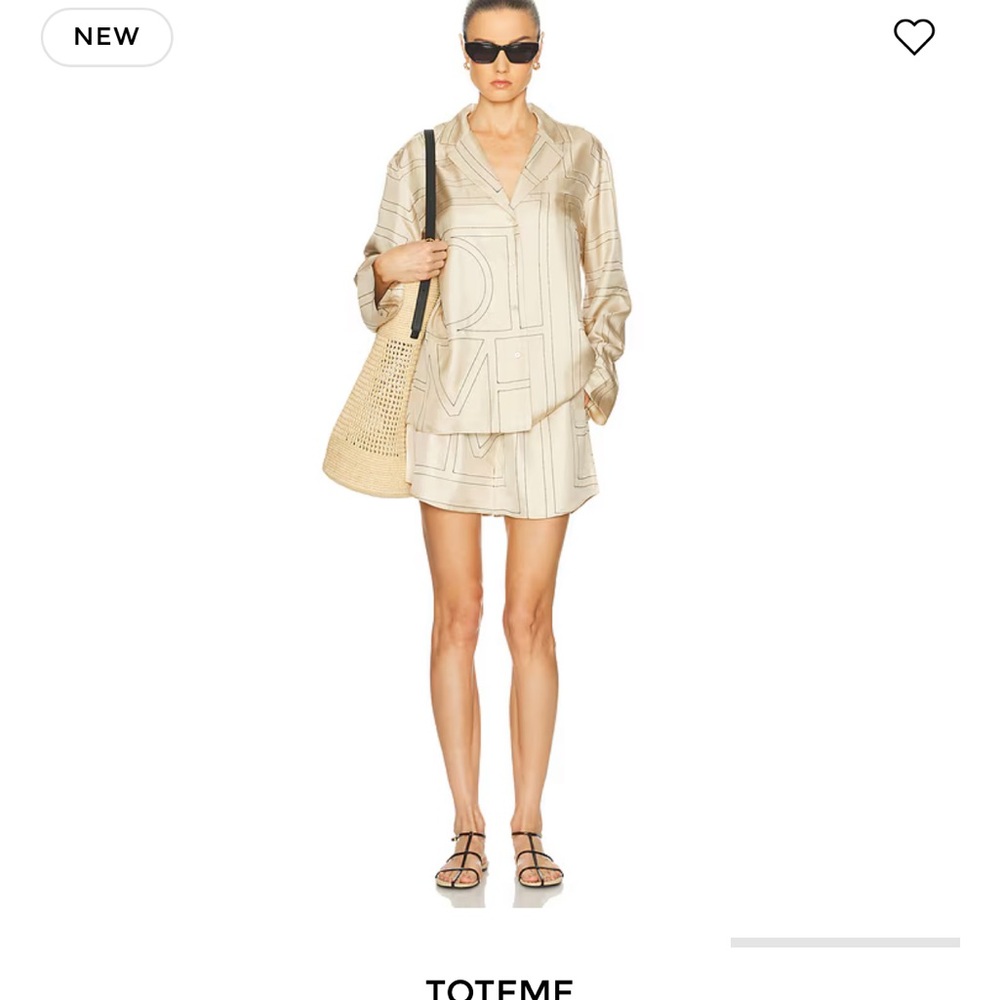 Toteme Light Tan Shirt Dress